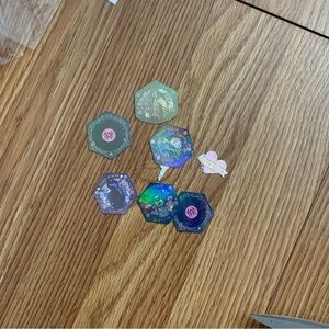Six count EIA sticker lot